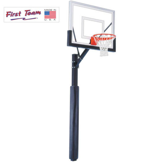 First Team Sport™ III BP Bolt Down Outdoor Basketball System 36"x54" Backboard
