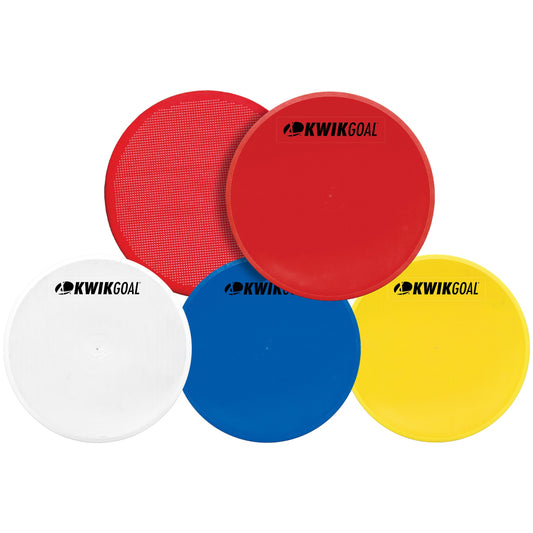 Kwik Goal 16A29 Flat Round Markers Red