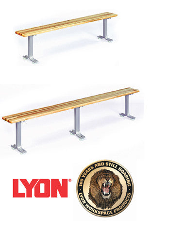Lyon Hardwood Locker Room Benches 6' Bench