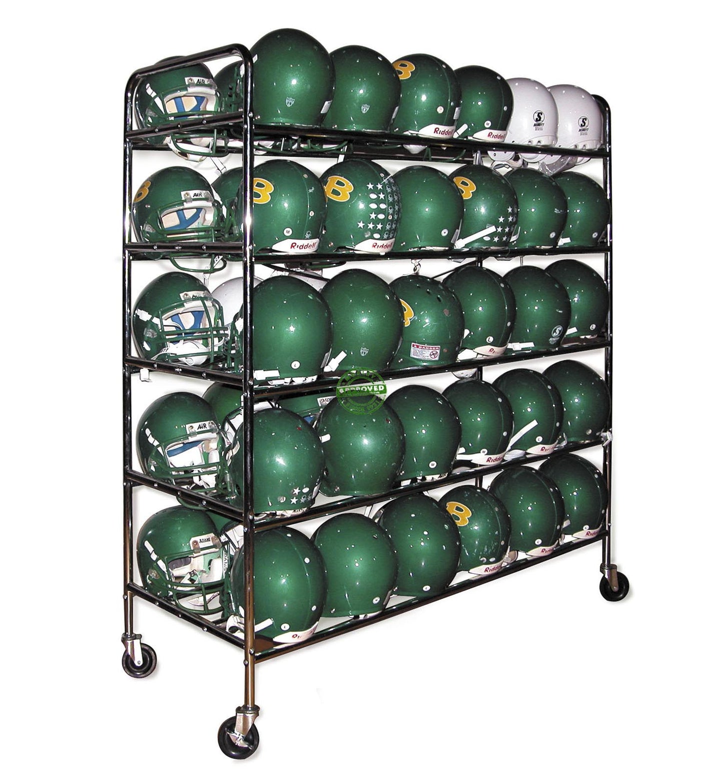 Heavy Gauge Steel Football Helmet Cart