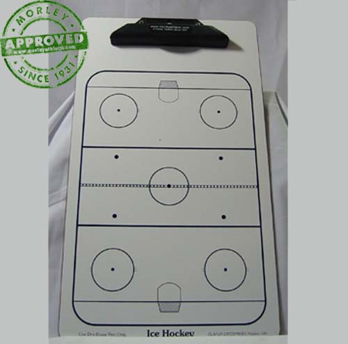 Ice Hockey Dry Erase Coaching Board 9.5" X 15.5"