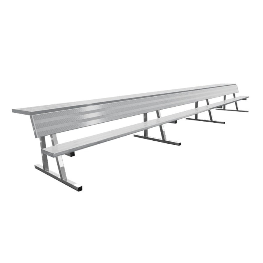 Aluminum Bench Players Bench With Shelf