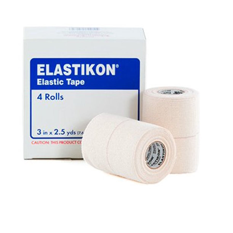 J&J ELASTIKON® ELASTIC TAPE 3" X 2.5 YARDS SPEED PACK 4 ROLLS PER BOX