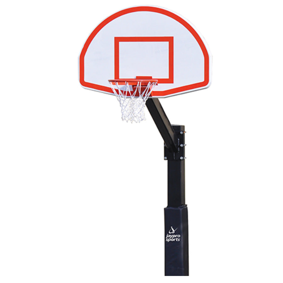 Jaypro Church Yard Basketball Pole Aluminum Fan
