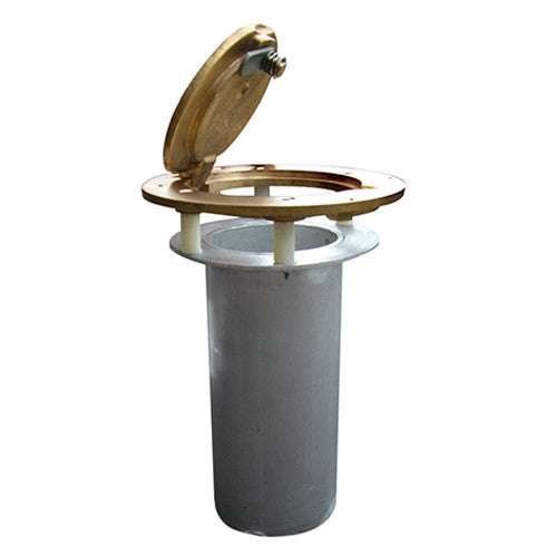 Jaypro Floor Sleeves With Hinged Brass Cover Plate (Pair)