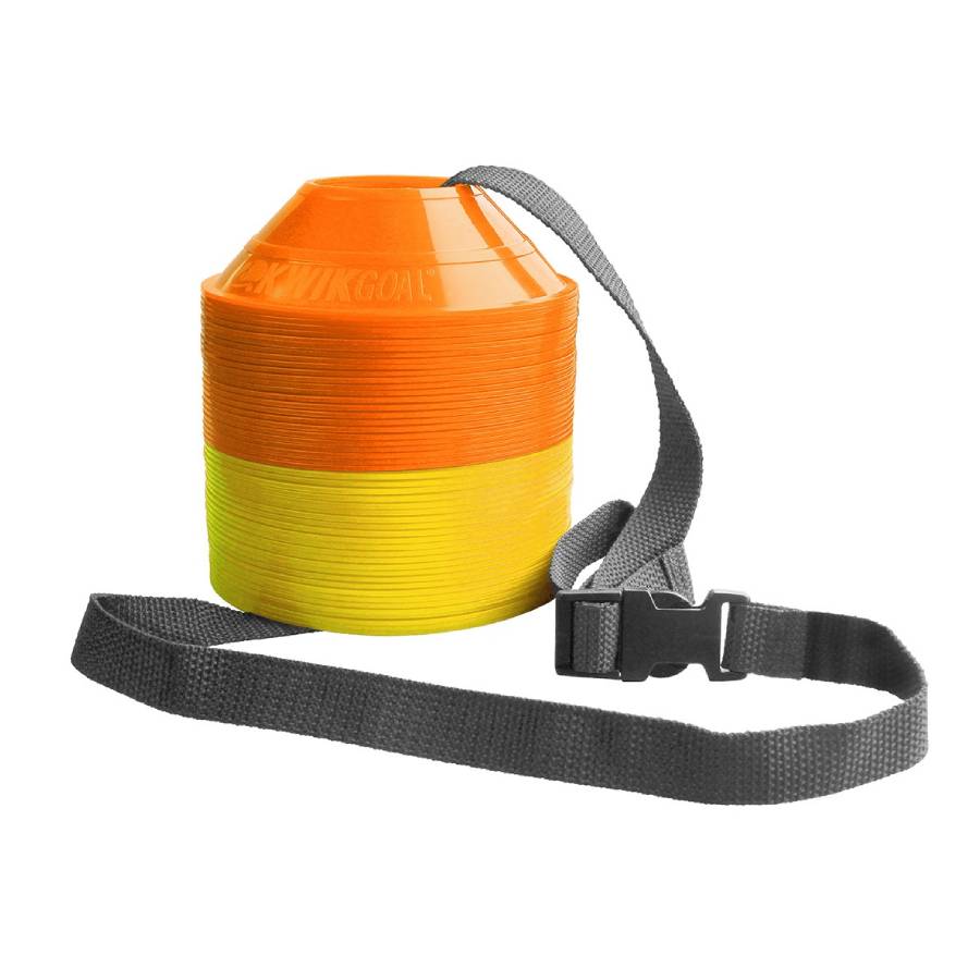 Kwikgoal Mini Disc Cone Set Pack Of 50 - 25 Per Color (2)
