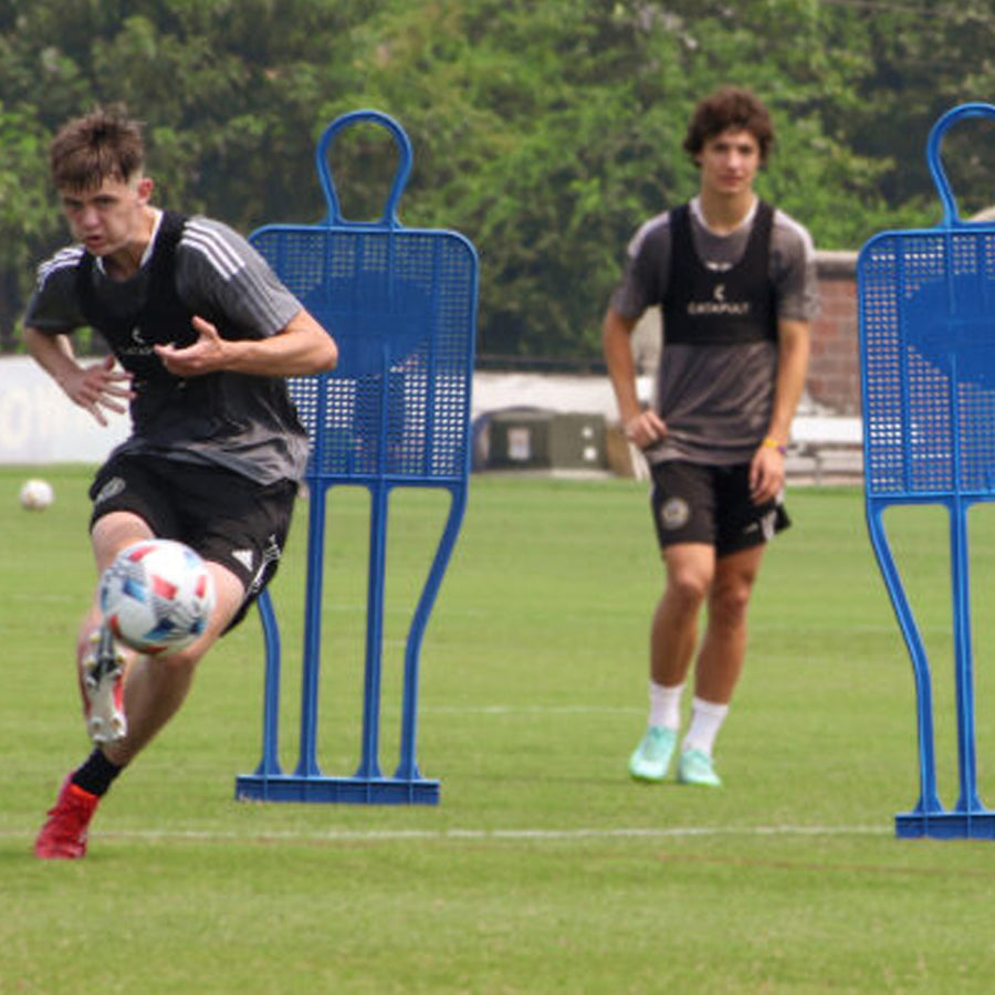 Kwik Goal 16B2604 5' 4" Blue Tom Training Opponent Mannequin