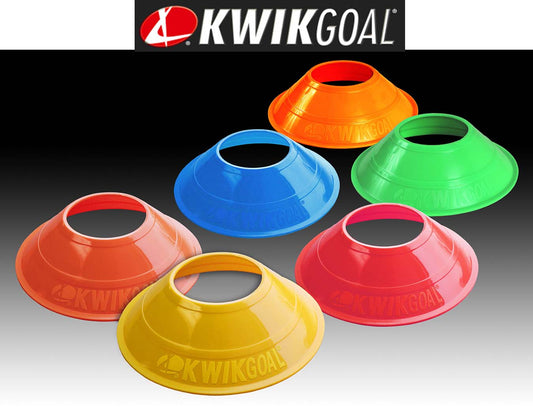 Kwikgoal Mini Disc Cones Pack Of 25 Per Color Red