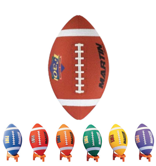 Martin Sports Junior Size Rubber Football Red