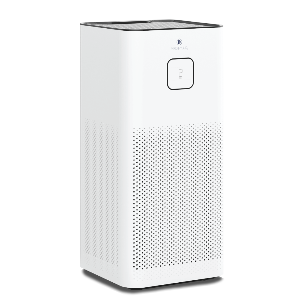 MEDIFY AIR MA-50 AIR PURIFIER - TRUE HEPA H13 - Removes 99.99% of airborne COVID and SARS surrogates! White