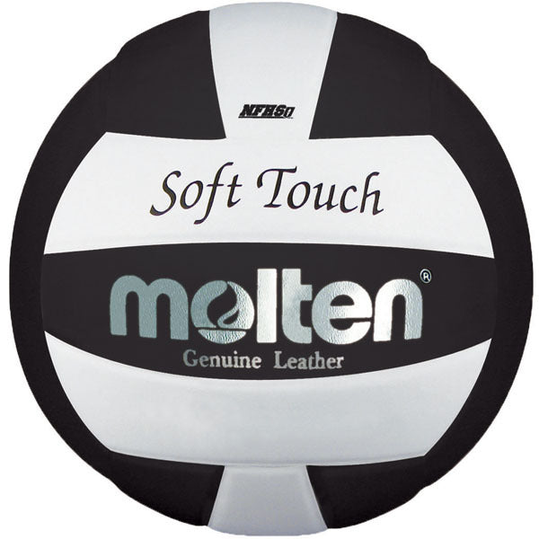 Molten IVL58L Soft Touch Leather NFHS Volleyball Black