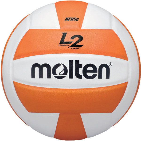Molten IVU L2 Series Micro-Fiber Composite Leather NFHS Volleyball Orange