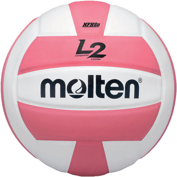 Molten IVU L2 Series Micro-Fiber Composite Leather NFHS Volleyball Pink