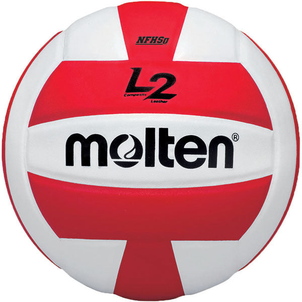 Molten IVU L2 Series Micro-Fiber Composite Leather NFHS Volleyball Red
