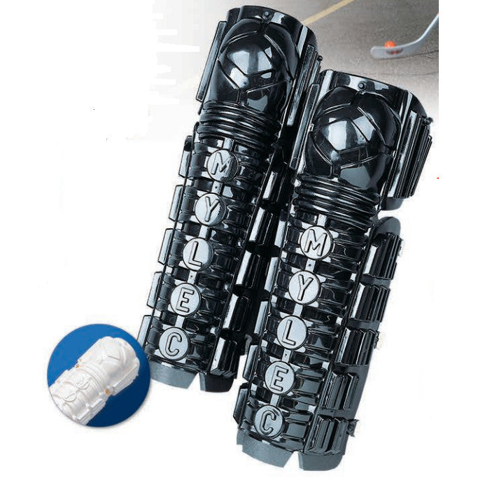 Mylec Floor Hockey Shin Guards - Pair 11" SHINGUARDS / Black