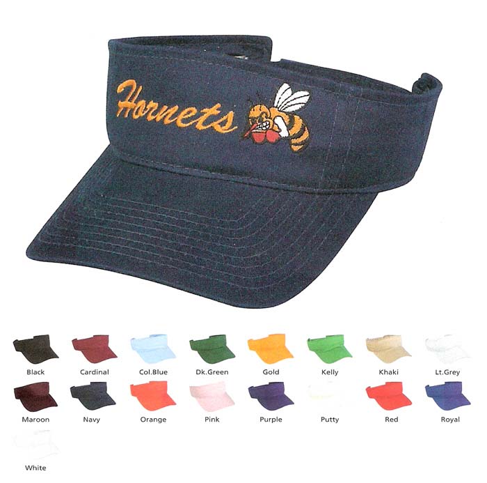 Outdoor Cap PCTV-100 Cotton Twill Visor Black