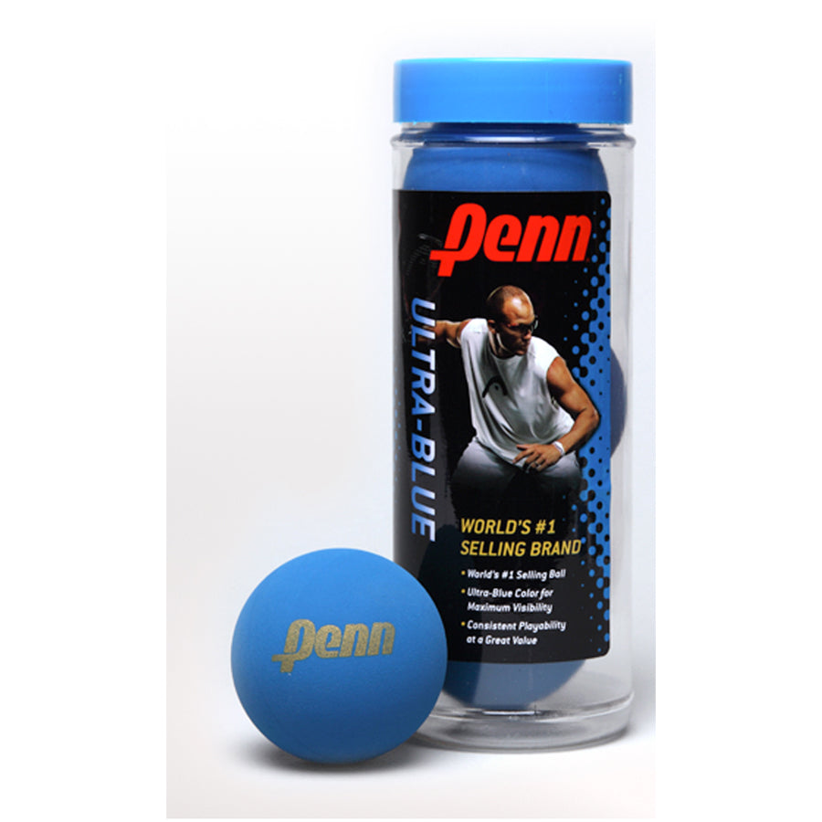 Penn Ultra Blue Racquet Balls ( Case of 12 cans)