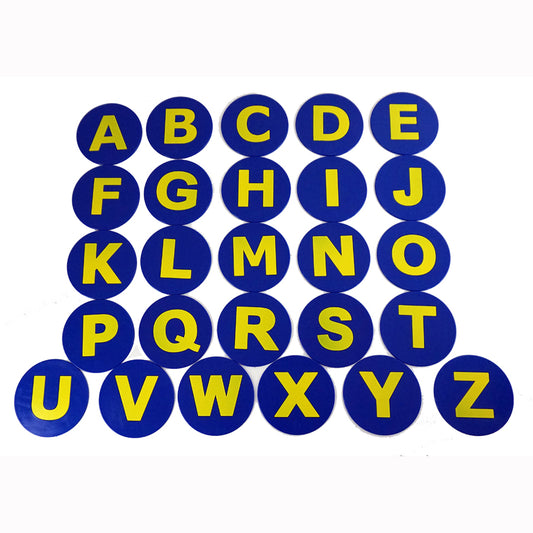 Poly Alphabet Spot Markers Set Of Letters A-Z