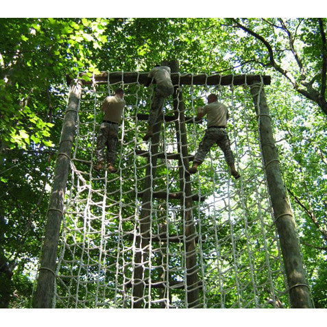 Premium Military Grade Made In The USA Cargo Nets (Per Sq. Ft.) 12" Sq. Mesh 3/4" Rope / Border on 4 Sides / 20