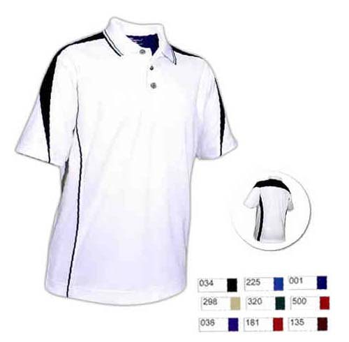 Pro Celebrity Contender Men's Polo Shirt White/Navy / Small