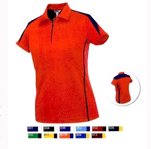 Pro Celebrity Maverick Ladies Polo Shirt Navy/White / X-Small