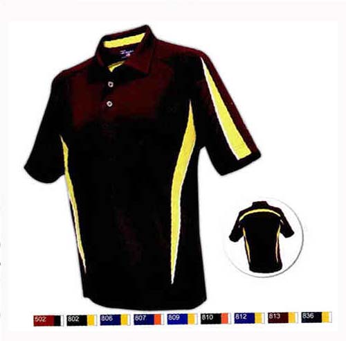 Pro Celebrity Phenom Men's Polo Shirt Deep Red/Black/White / Small