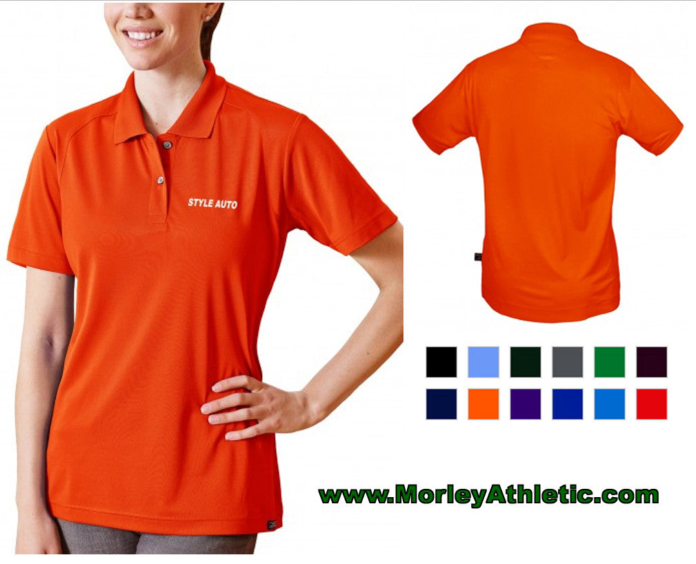 Pro Celebrity Style Auto Ladies Polo Shirt Navy / X-Small