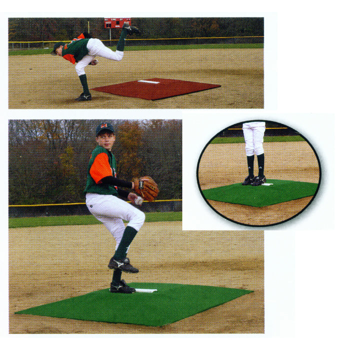Promounds Minor League Game Mound 6"H X 60"W X 72"L Green