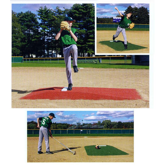 Promounds Major League Game Mound 6'H X 60"W X 99"L 70 Lbs Red Clay