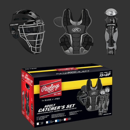 Rawlings Renegade Series Catcher's Set Ages 15+ Black