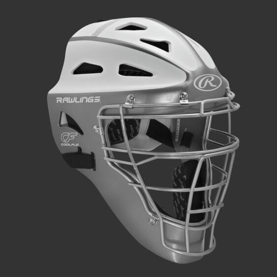 Rawlings SBCHVELY Velo Hockey Style Softball Catchers Helmet Youth Black