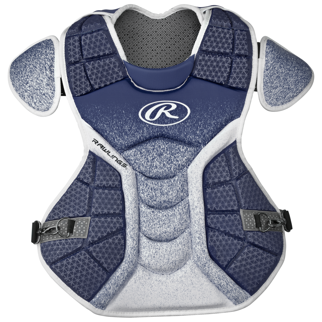 Rawlings Velo 2.0 Tone Adult Chest Protector 17" Navy / White