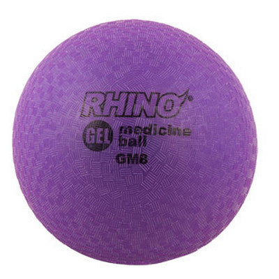 Rhino Gel Filled Medicine Ball 11 LB PURPLE