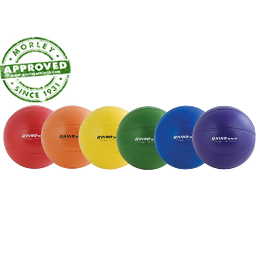 Rhino Skin Foam Basketball Rainbow Set Of 6