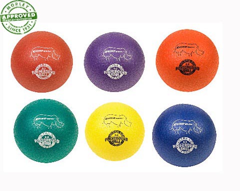 Rhino Skin Inflatable Playground Balls Set Of 6 Choose Colors