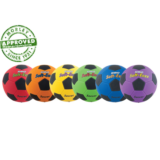 Rhino Skin Soft-Eeze Soccer Ball Set Of 6