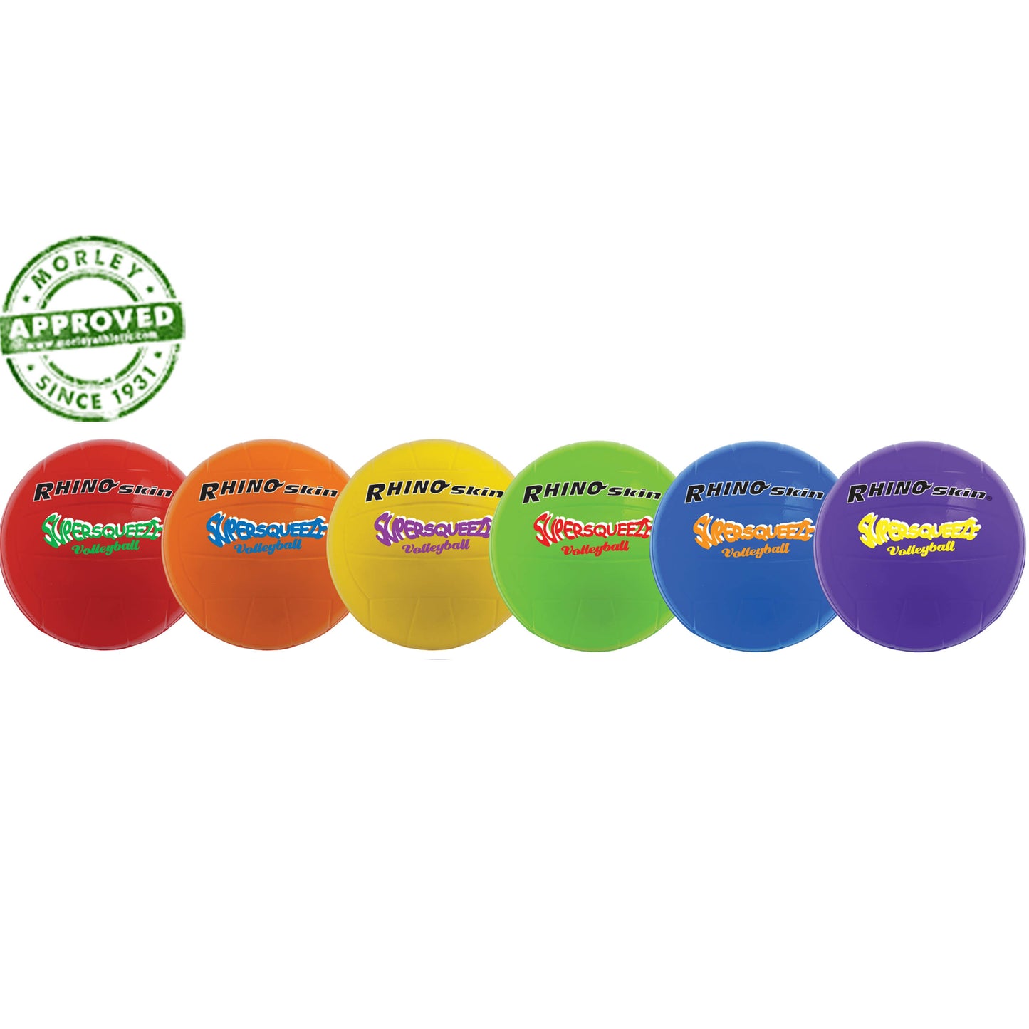 Rhino Skin Super Squeeze Volleyball Set Of 6