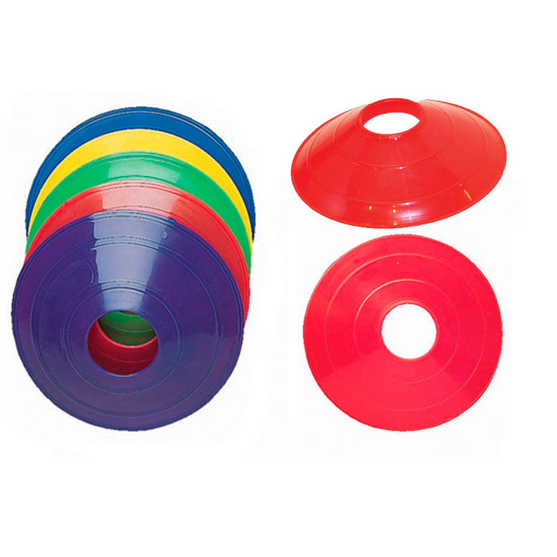 SAUCER CONES - Small Disc Cones Rainbow Colors Set Of 48