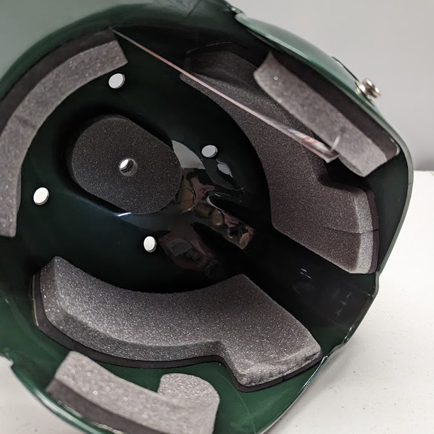 SCHUTT 2794PT PONY TAIL BATTING HELMETS - NOCSAE APPROVED Dark Green Size Medium