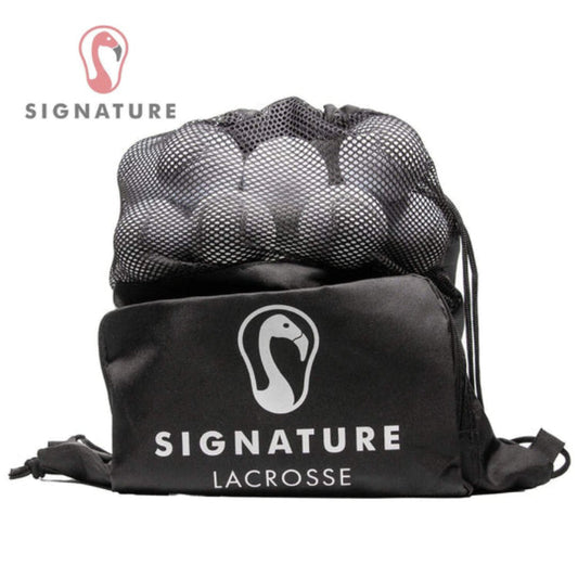 Signature Lacrosse Shooter Bag of 25 Signature Premium Lacrosse Balls White