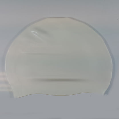 Silicone Swim Cap - Plain White