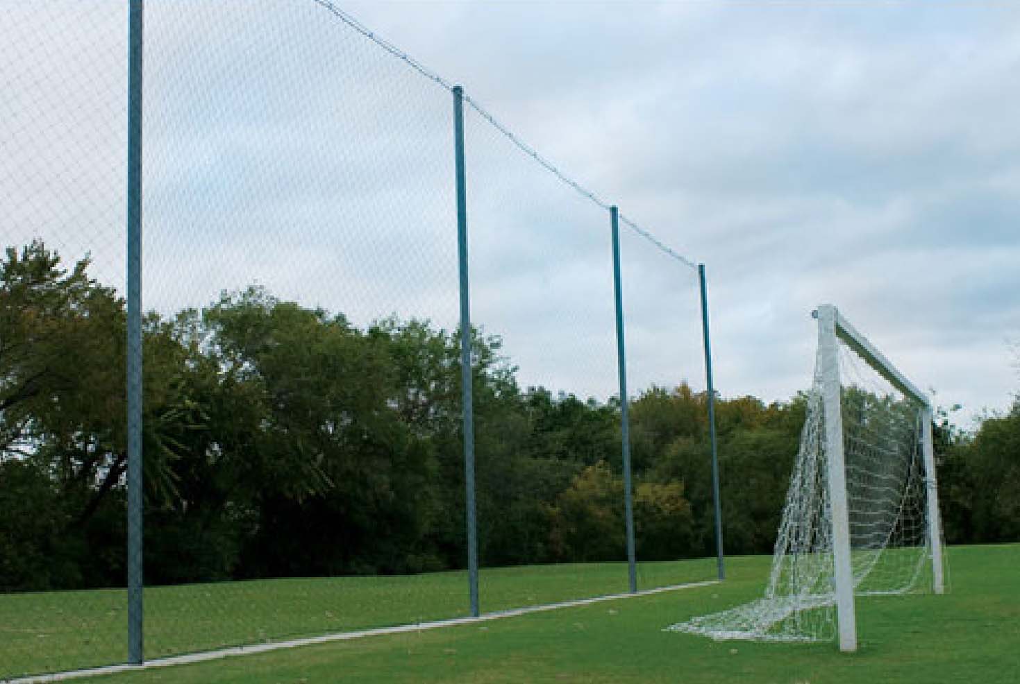 20' Tall Soccer Backstop Netting System & Replacement Nets 20' H x 65' W