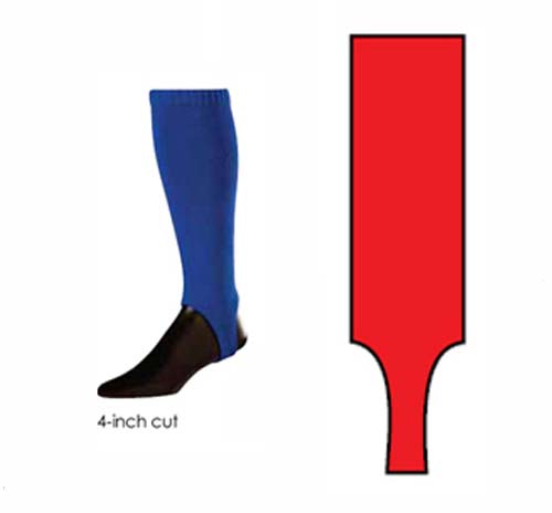 TCK 4" Nylon Stirrup Sock Solid Color 4" Stirrup BLACK / Intermediate