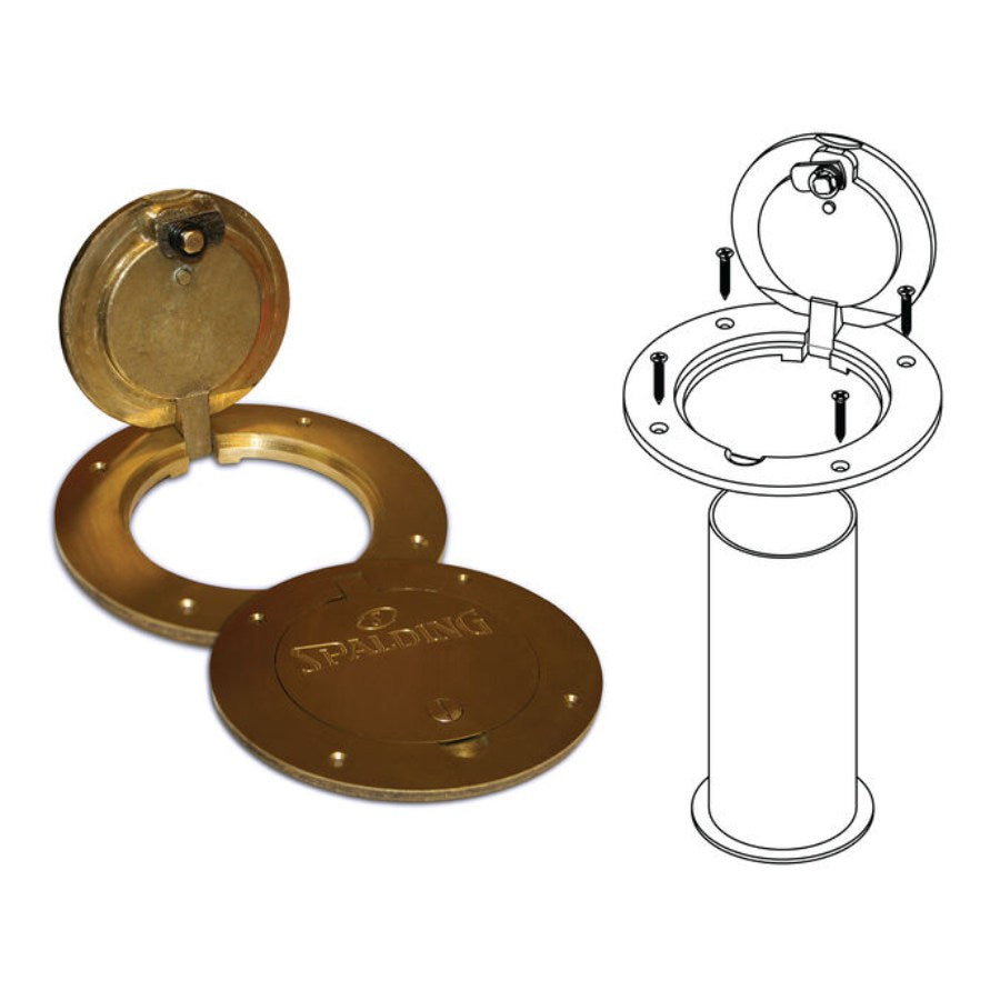 Spalding Floor Plate & 3" Sleeve