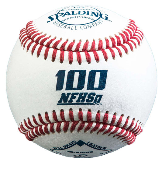 Spalding 41106HS  100 Series NFHS Practice Raised Seam High School Baseballs (Dozen)