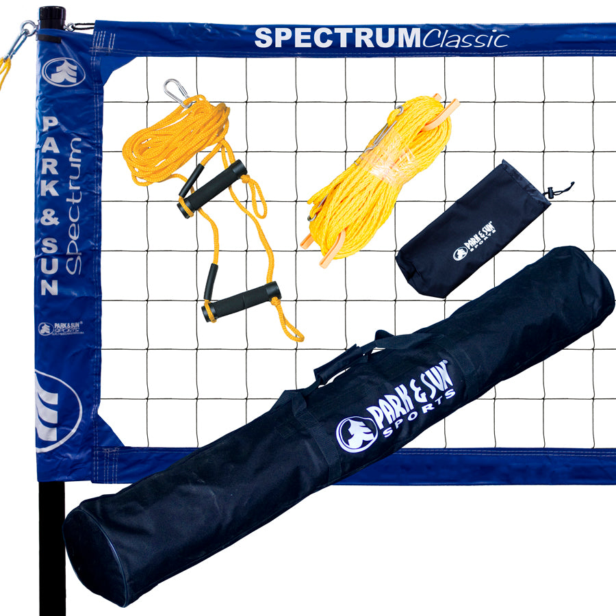 Spectrum Classic Volleyball Net System Blue