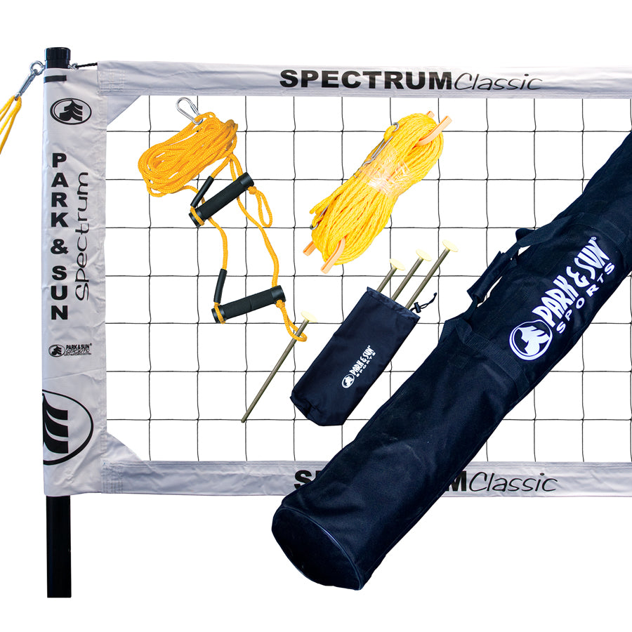 Spectrum Classic Volleyball Net System White