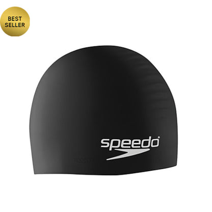 Speedo Solid Silicone Cap (SET of 6) Black