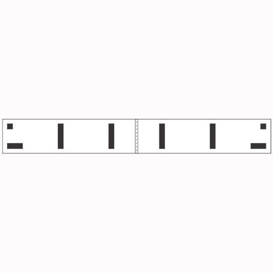 Stencils - Hash Mark Guide 1/16"  15' X 4'