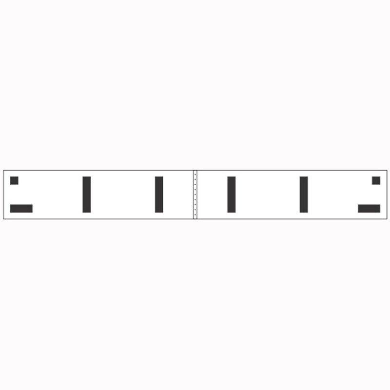 Stencils - Hash Mark Guide 1/8"  15' X 4'
